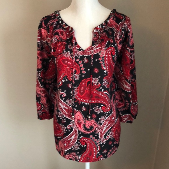 Dress Barn Tops - Plus Size Dress Barn Patterned Top
